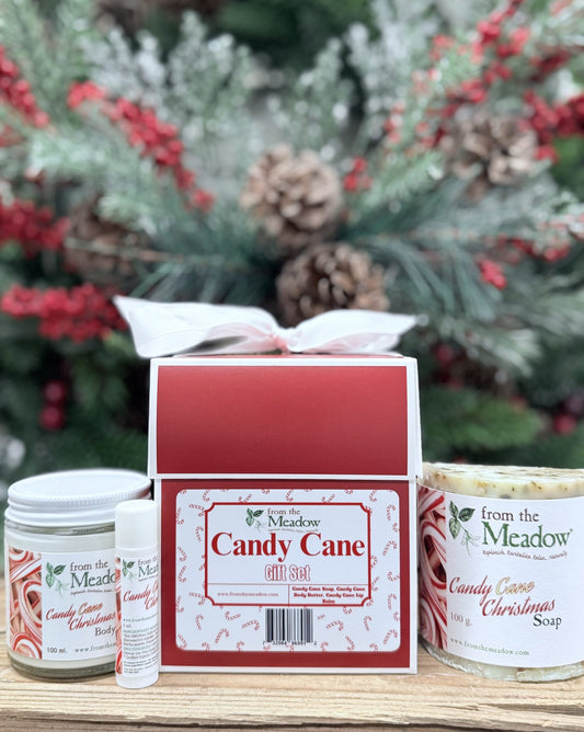 Candy Cane Christmas Gift Box